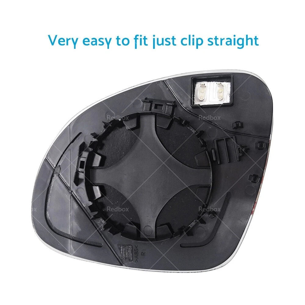 Driver Side Right Mirror Glass for VW Golf MK5 (2004-2008)