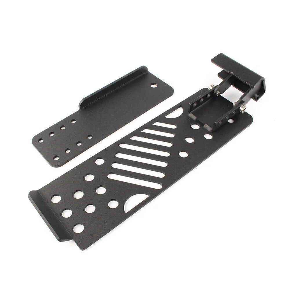 Black Steel Left Driver Foot Peg for Jeep Wrangler JL (2018-2019)