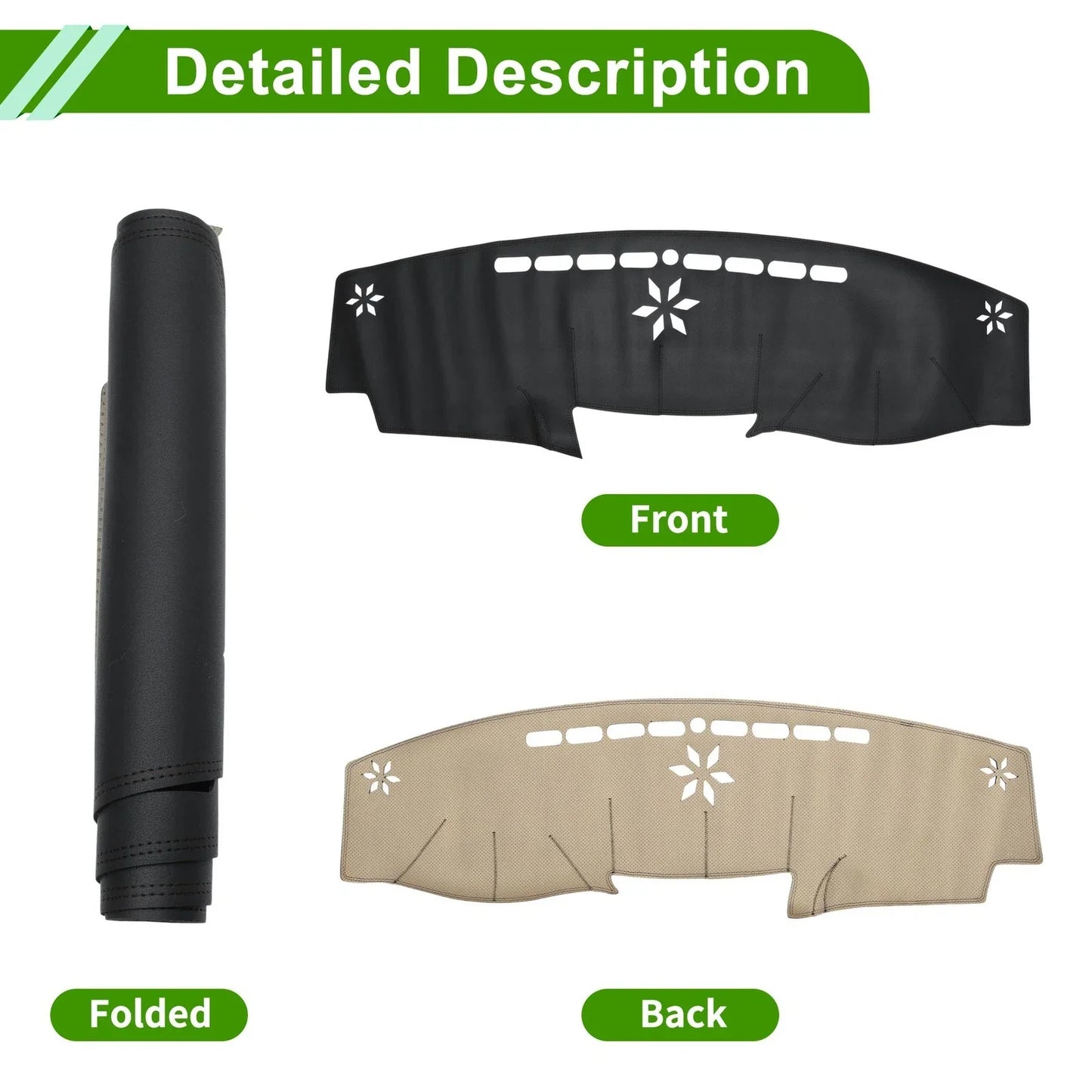 Dashboard Cover Mat for Lexus LS460 2006-2011 - Black Carpet