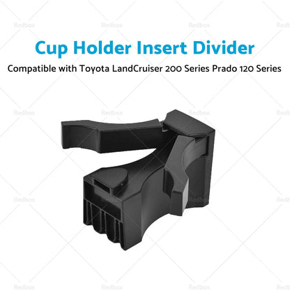 Cup Holder Insert Divider for Toyota LandCruiser 200, Prado 120 (2003-2023)