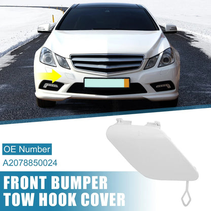 Front Right Bumper Tow Hook Cover for Mercedes-Benz E400 (2014-2016) White