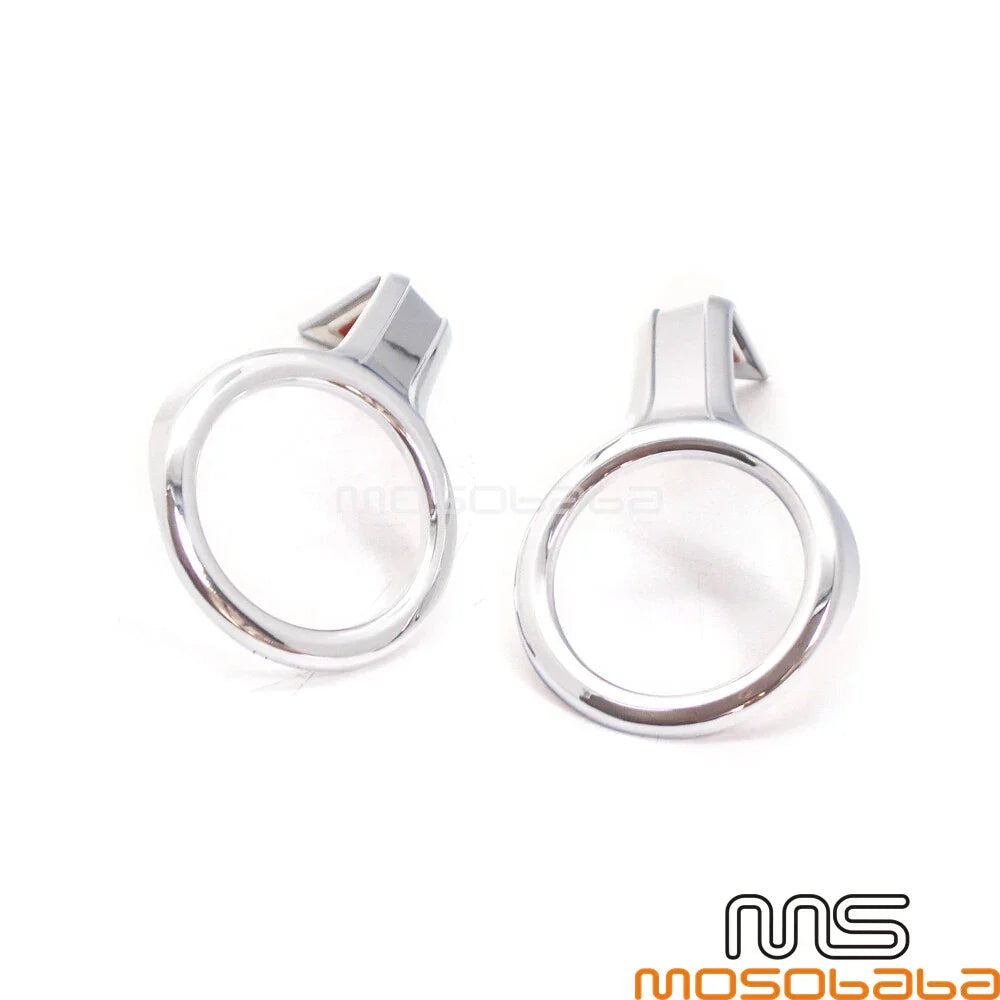 2.5" Chrome Fog Light Trim Ring for Honda Goldwing F6B GL1800 (2013-2017)