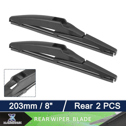 2 x Rear Windshield Wiper Blades for Lexus CT200h (2011-2017)