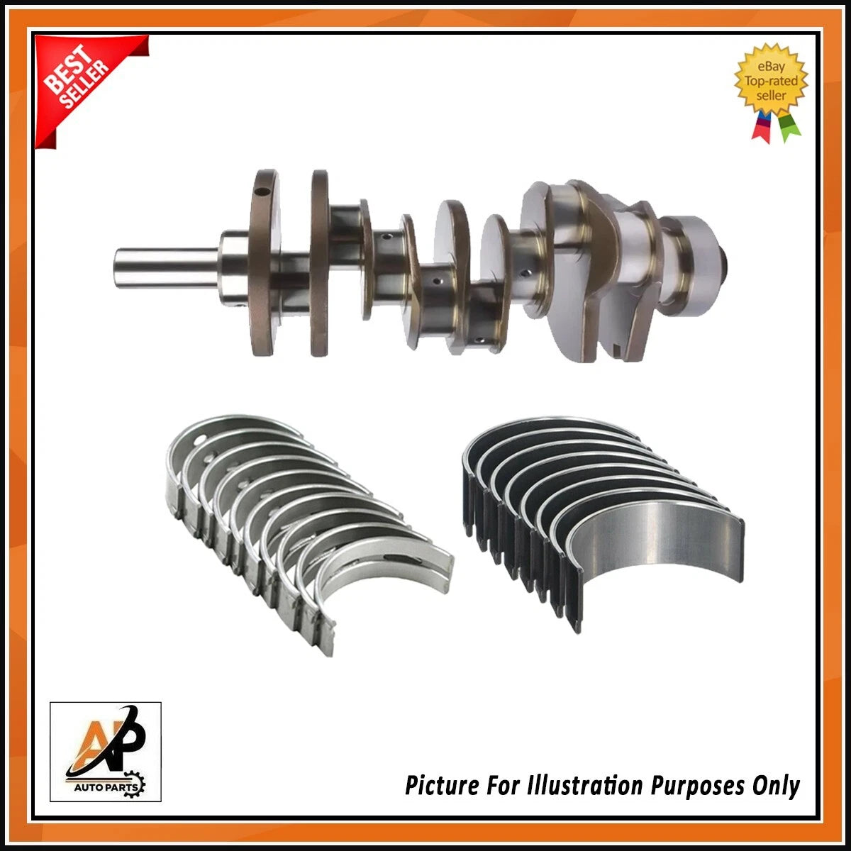 Crankshaft Bearings Set Replacement for Jeep Grand Cherokee 3.0 CRD (2014–2021)