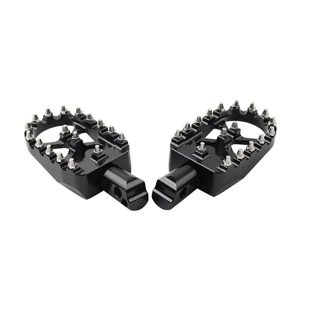 Rear Black FootPeg Passenger Pedal for Harley FXBB FXLR FXLRS FXLRST FXST FLSB (2018-2023)