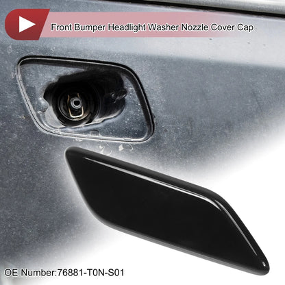 Front Right Washer Nozzle Cover for Honda CR-V 2015-2017 Black 1 x Cap
