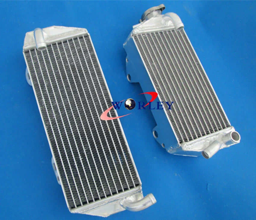 Aluminum Radiator + Red Y Hose for Suzuki RMZ250 (2010-2012)