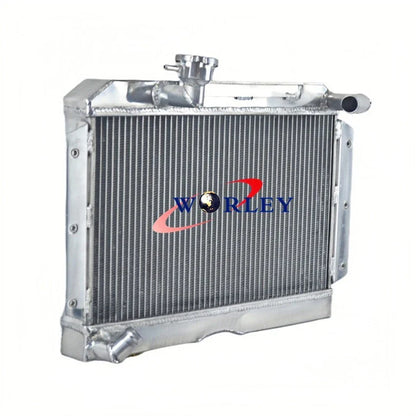 5ROW Aluminum Radiator & Fans for Rover MG MGA 1500/1600/1622 (1955-1962)