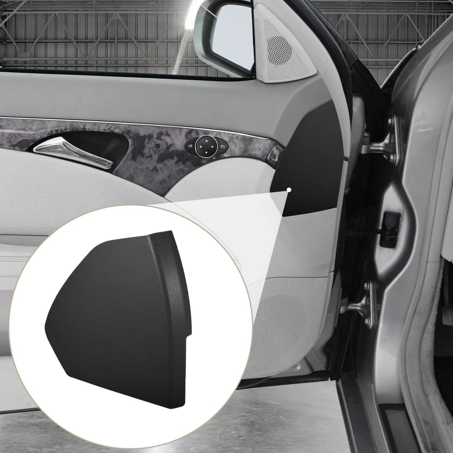 Front Car Door Cover Trim for Mercedes Benz E-Class (2003-2009)