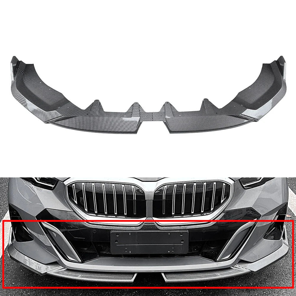 Front Bumper Splitter Lip for BMW 5 Series G60 G61 M Sport (2024)