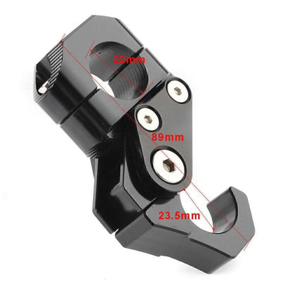 CNC 22MM 7/8" Handlebar Hook for Scooter - Helmet Luggage Bag Hanger Black