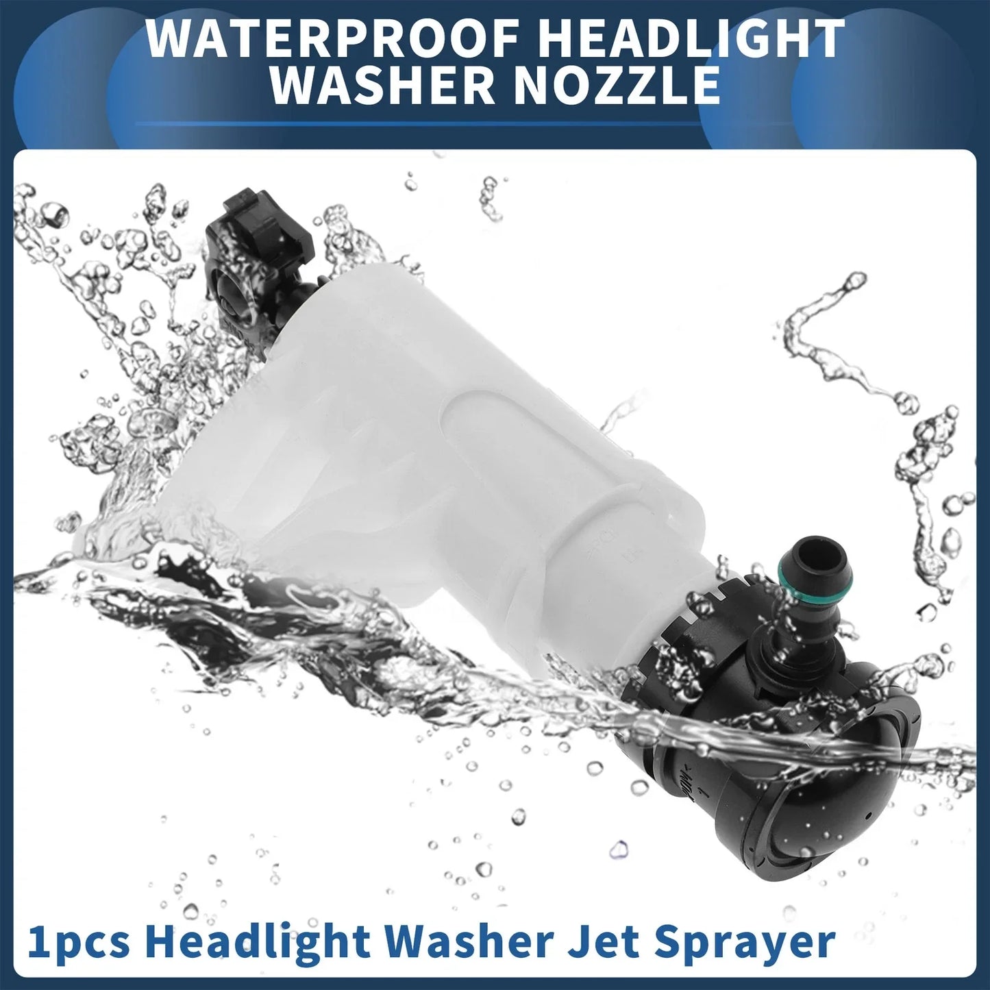 Front Driver Side Headlight Washer Nozzle for Hyundai Sonata (2015-2019)