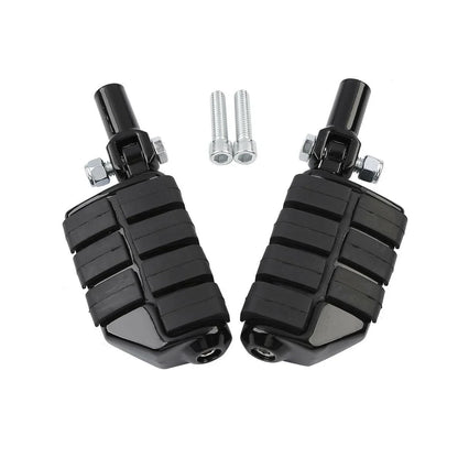 Black Passenger Footpeg Clevis Mount for Harley Heritage Softail (2000-2006)