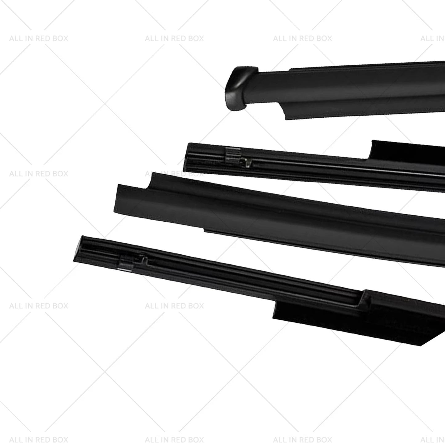4x Outer Window Seals Weather Strip for Toyota Hilux (2015-2023)