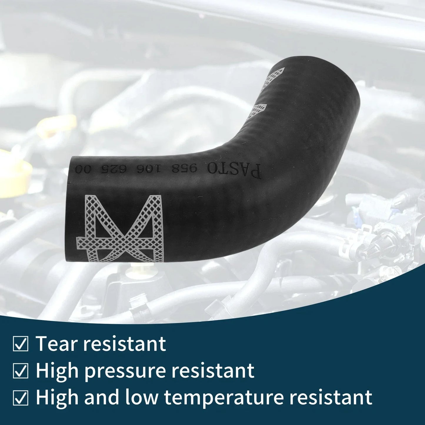 Radiator Hose for Porsche Cayenne 2013 (2013) - Rubber Coolant Pipe