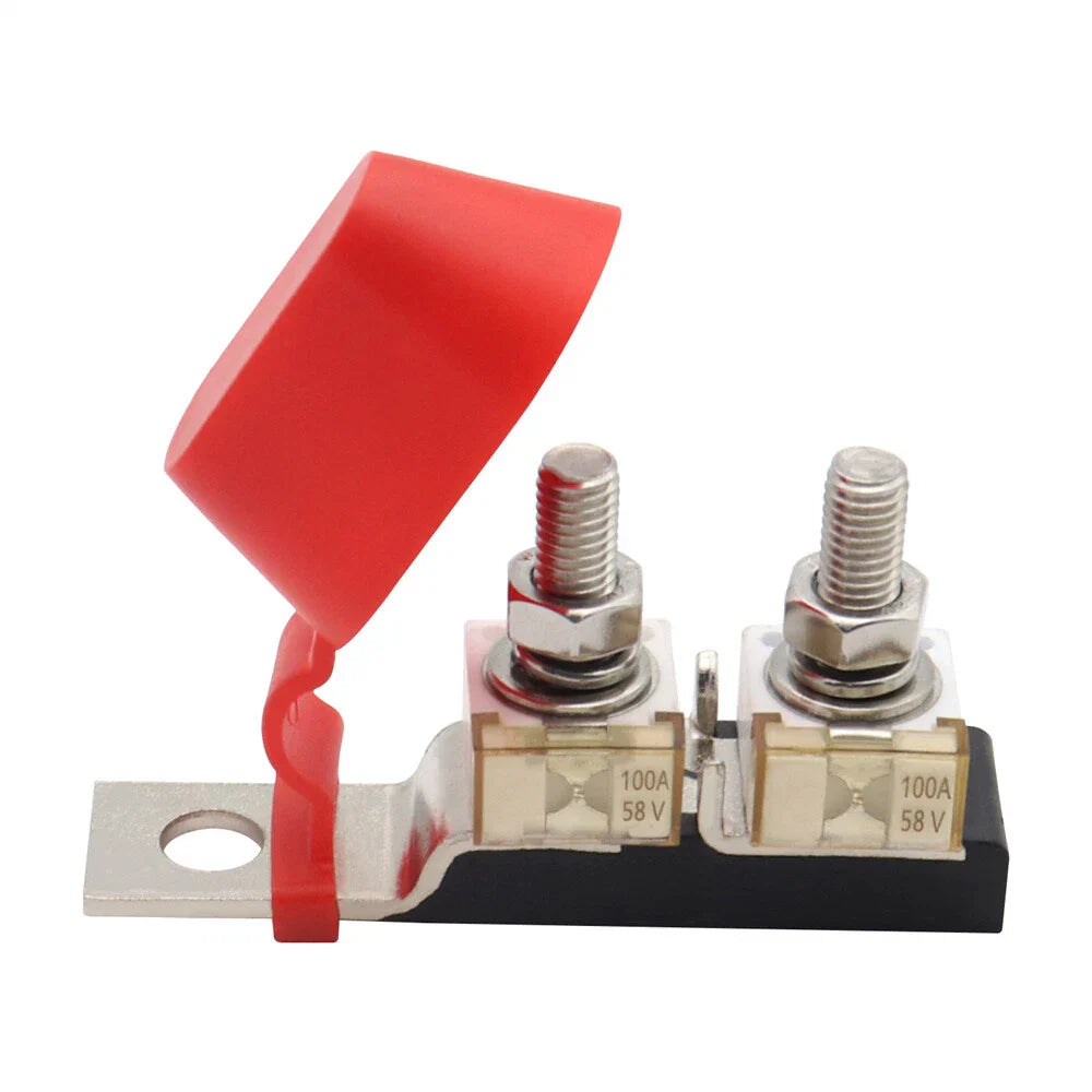 Double Studs 58V  100A Fuse Terminal Block Kit for Car Marine Boat RV
