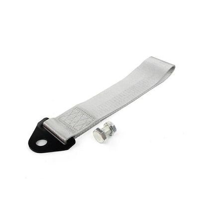 Tow Strap Belt Rope for Universal Car Rear/Front Bumper - Gray