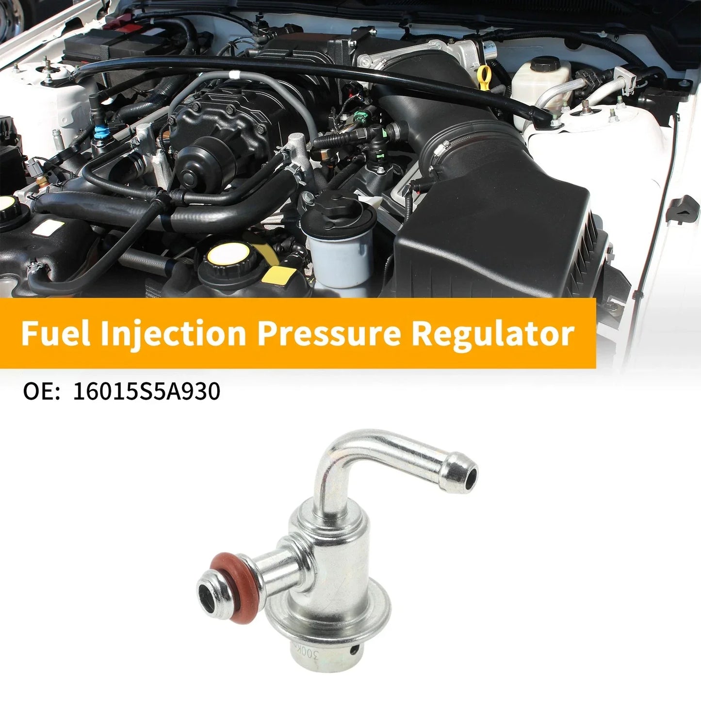 Fuel Pressure Regulator for Honda Civic 2003-2004 20-70 Psi Metal