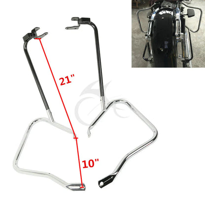 Saddlebag Bracket Guard Bars for Harley Electra Glide Street Glide (2014-2024)