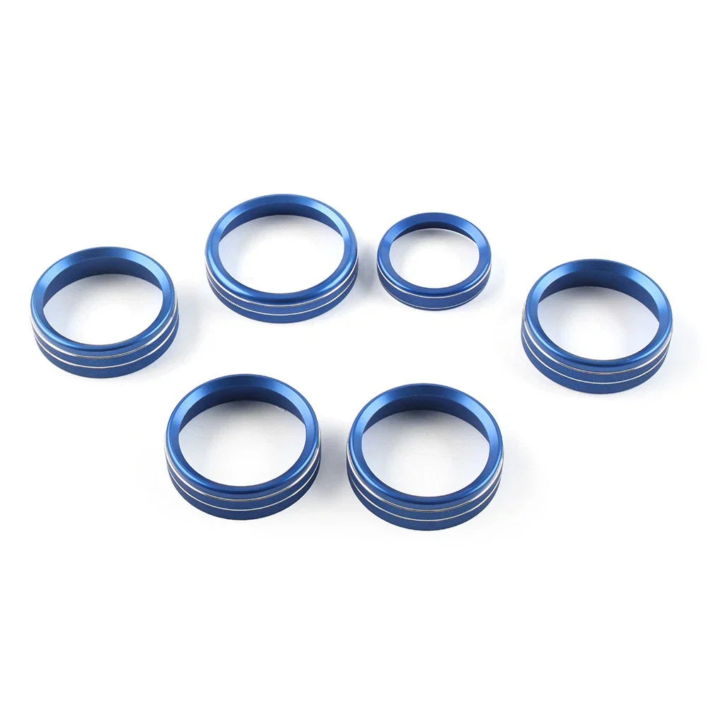 Air Conditioner Switch Knob Trim for Ford F150 XLT (2015-2020) Blue