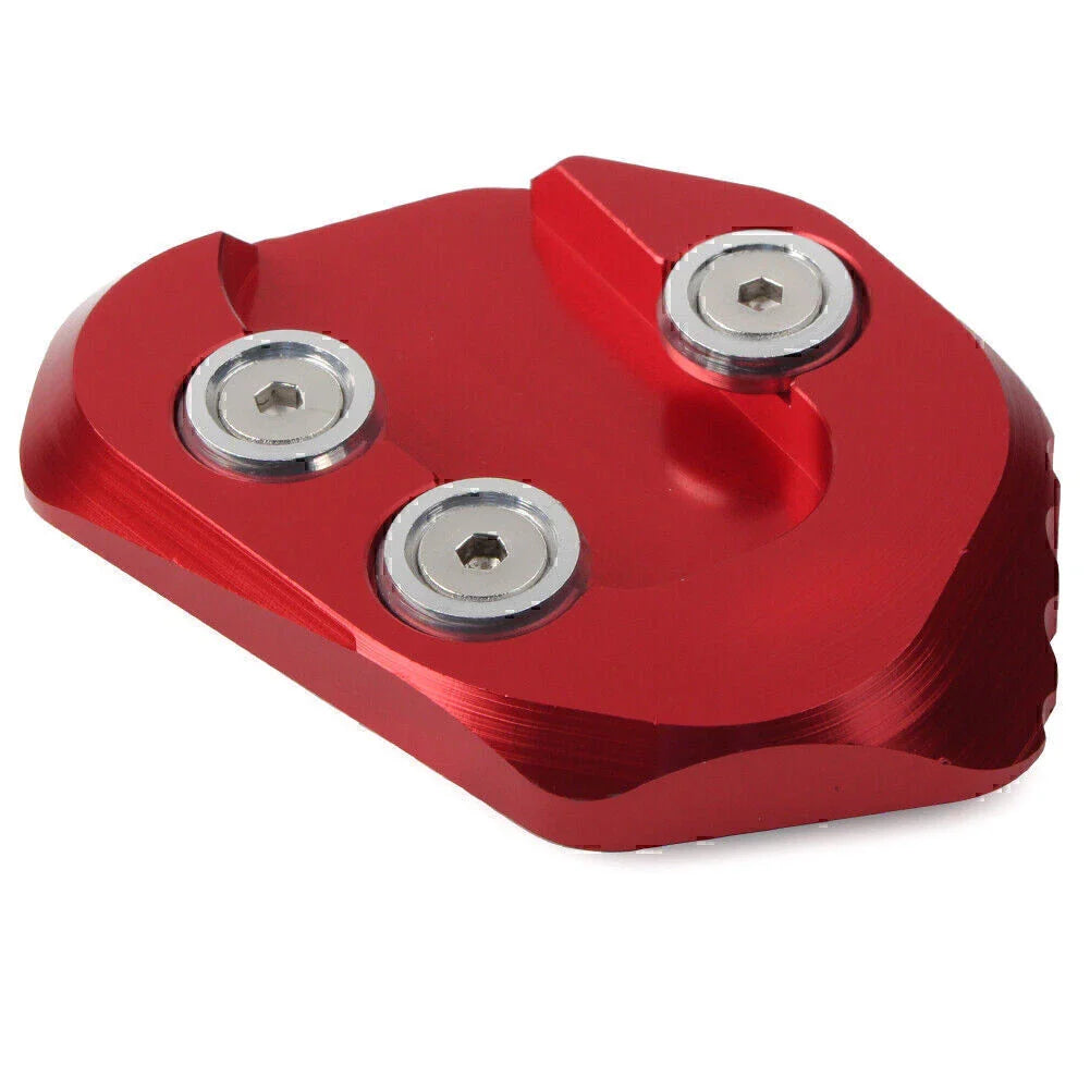 Red Support Foot Side Stand Enlarger Pad for Honda CB1000R (2018-2019)