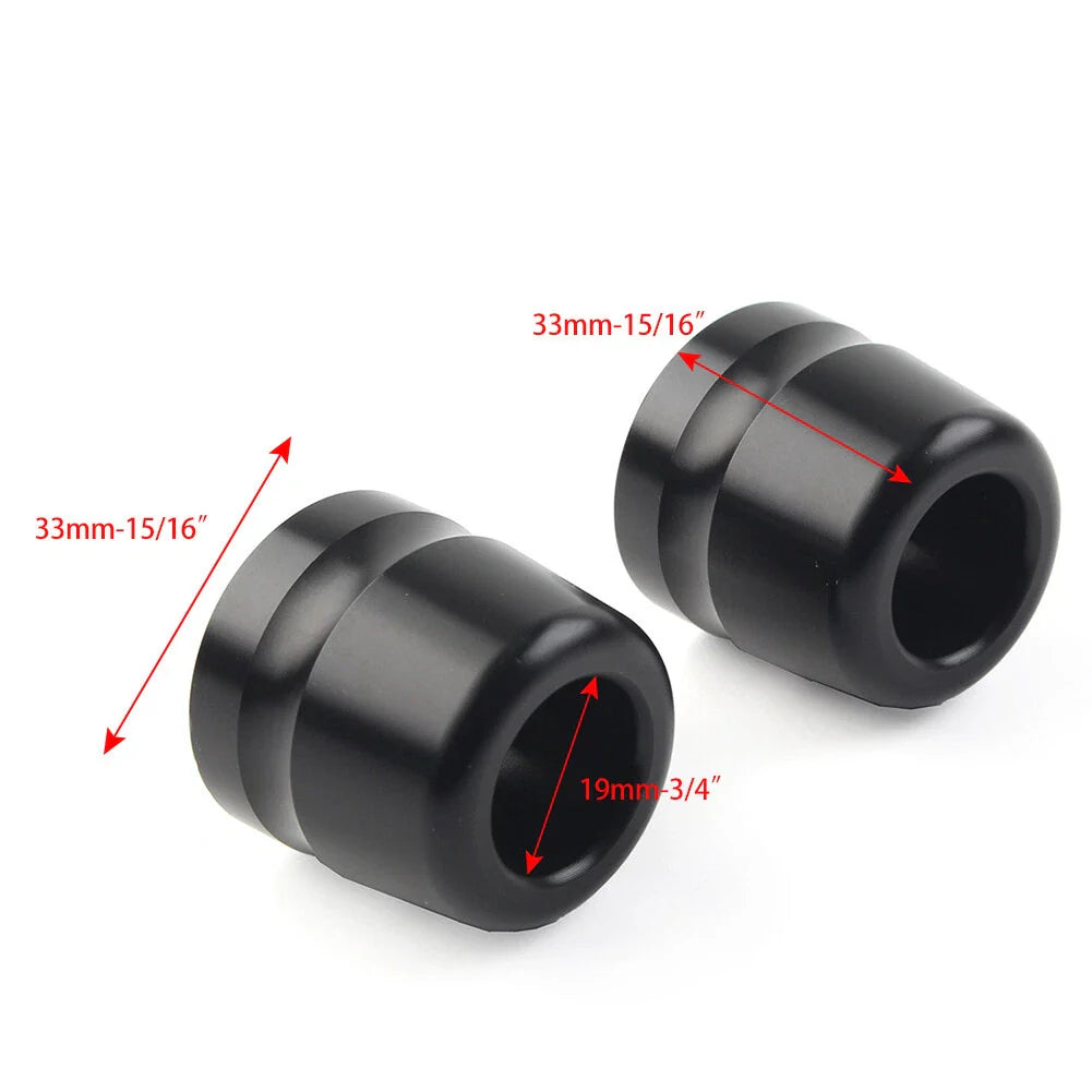 Blue Handlebar Grips Bar End Slider Caps for BMW S1000RR HP4 S1000R F800R