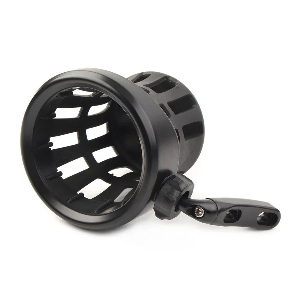 Handlebar Cup Holder Drink w/ Mesh Basket for Harley