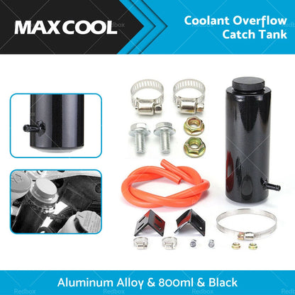 800ml Black Overflow Catch Tank Radiator Coolant Expansion Bottle
