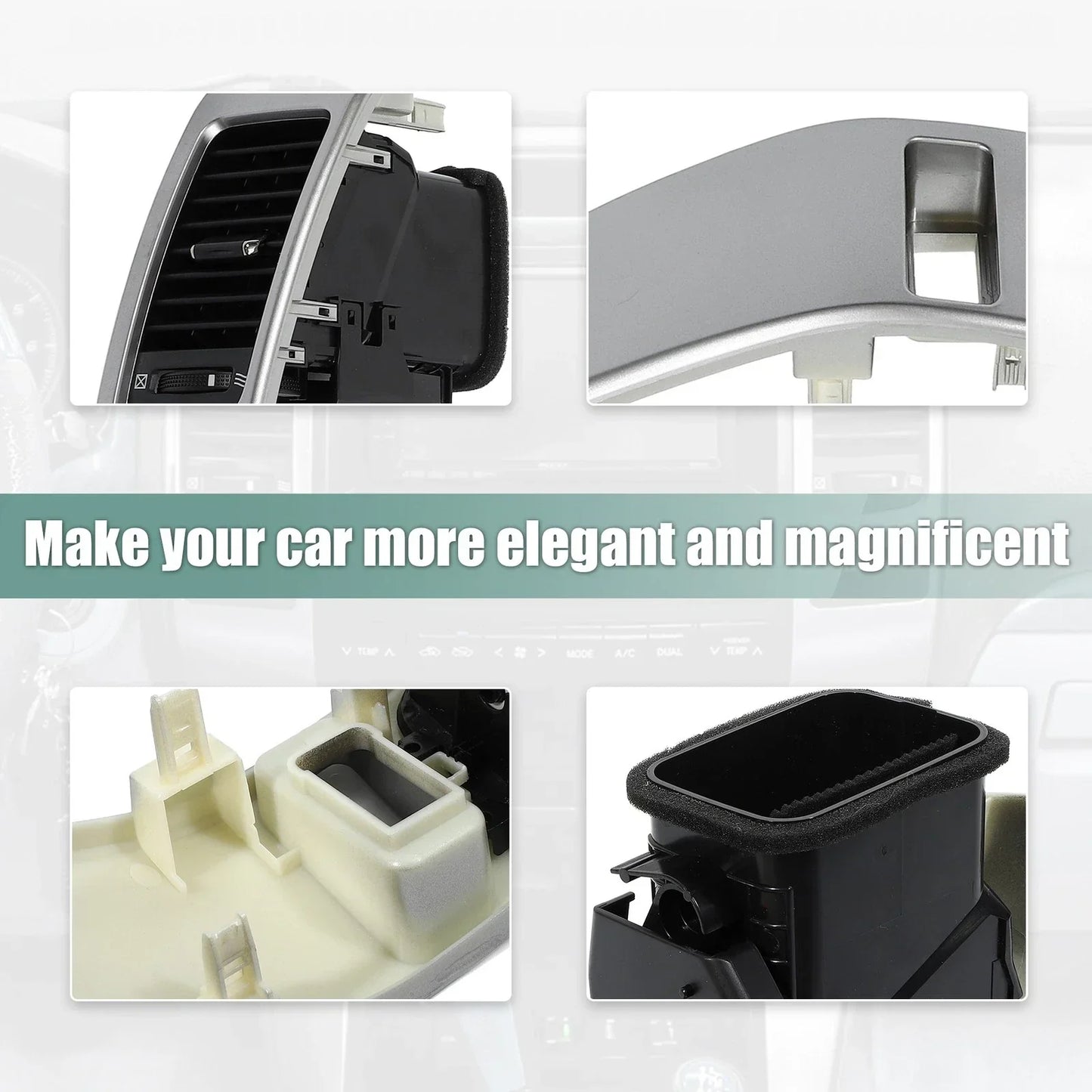 A/C Air Vent Outlet Panel Assembly for Toyota Land Cruiser Prado (2009-2023)