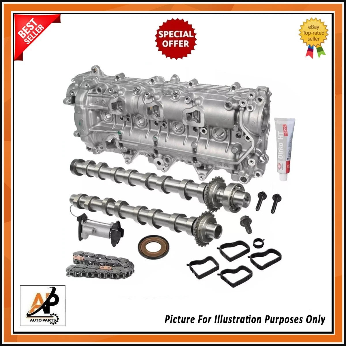 Camshaft Kit with Chain and Seals Replacement for Peugeot 1.5 BlueHDi (2011–2018)