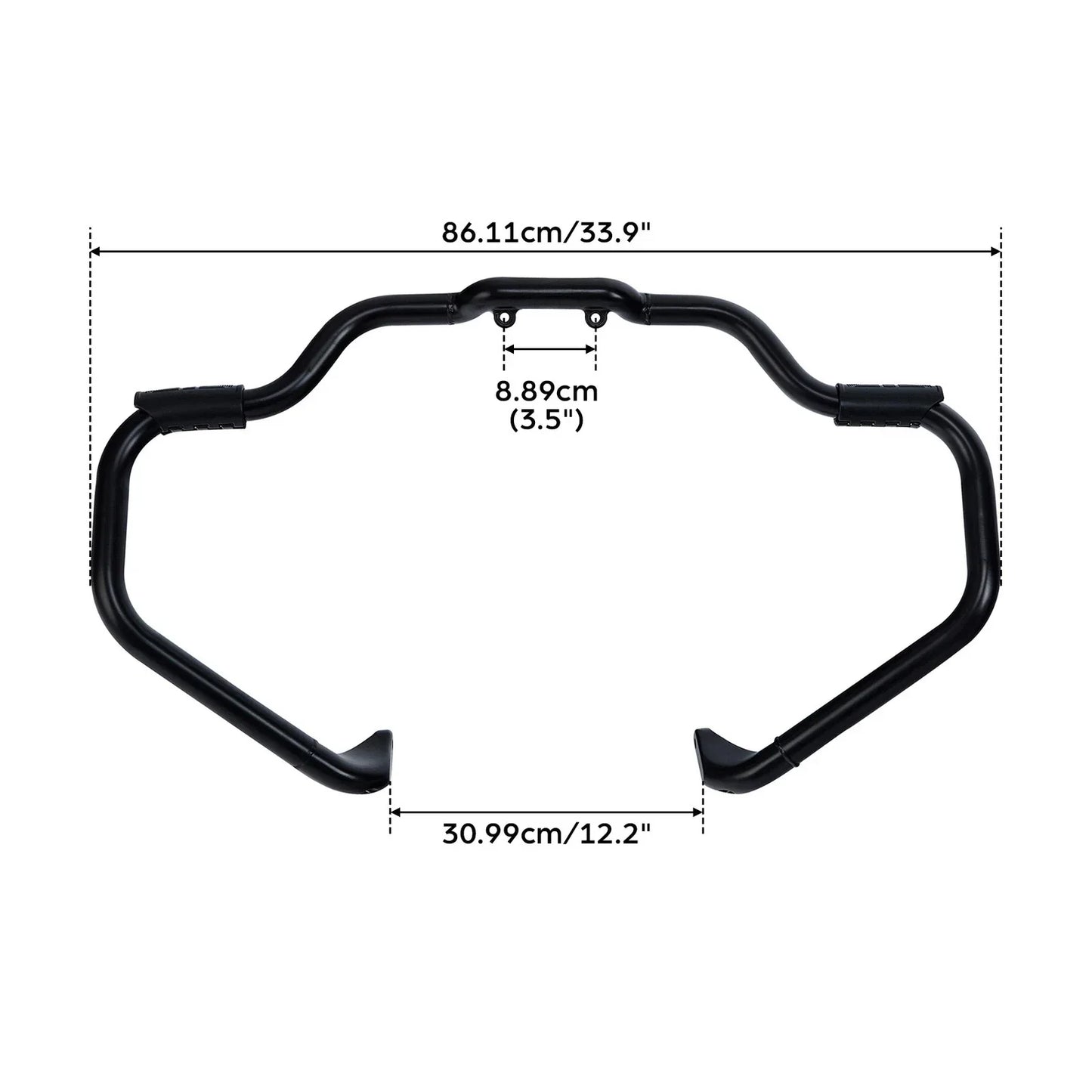 Black Highway Engine Guard Bar for Indian Chief Dark Horse Chieftain (14-25)