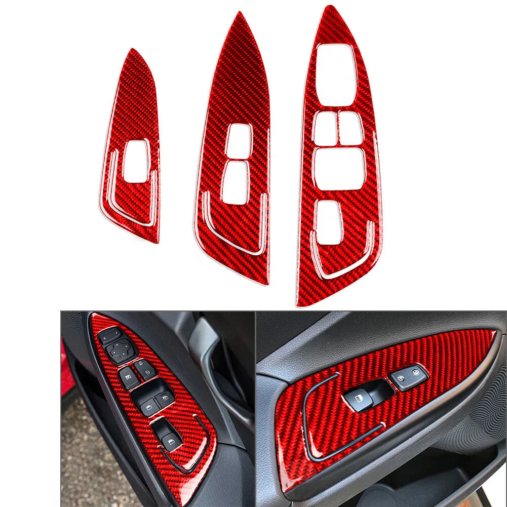 Window Lift Switch Cover Trim for Hyundai Veloster JS (2019-2023) Red