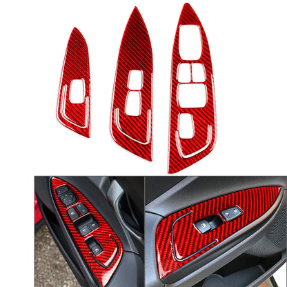 Window Lift Switch Cover Trim for Hyundai Veloster JS (2019-2023) Red