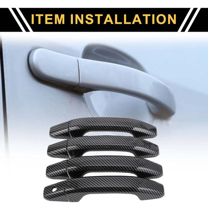 4pcs Exterior Door Handle Covers for Chevrolet Silverado 1500 (2014-2018)