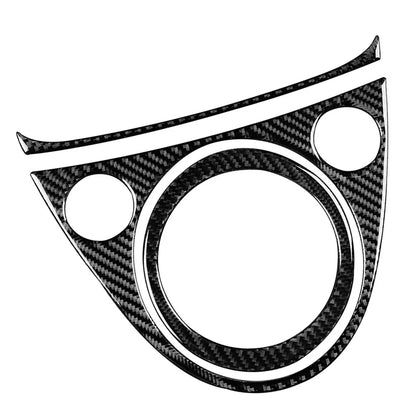 Carbon Fiber Gear Shift Panel Cover Trim for Fiat 500 (2012-2015)