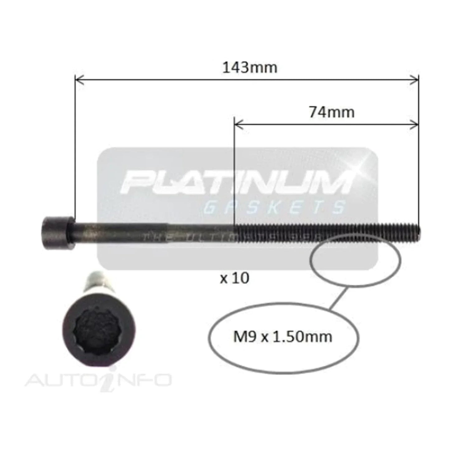 Engine Cylinder Head Bolt Set for Prius NHW11 NHW20 4cyl 1.5L 1NZ-FXE 2001~2009