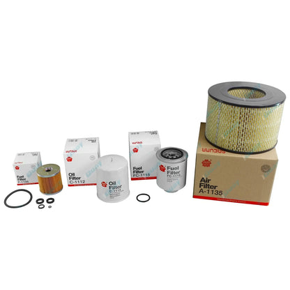 Air Oil & Fuel Filter Kit for Landcruiser HZJ75 70 73 78 79 4.2L 1HZ (90-07)
