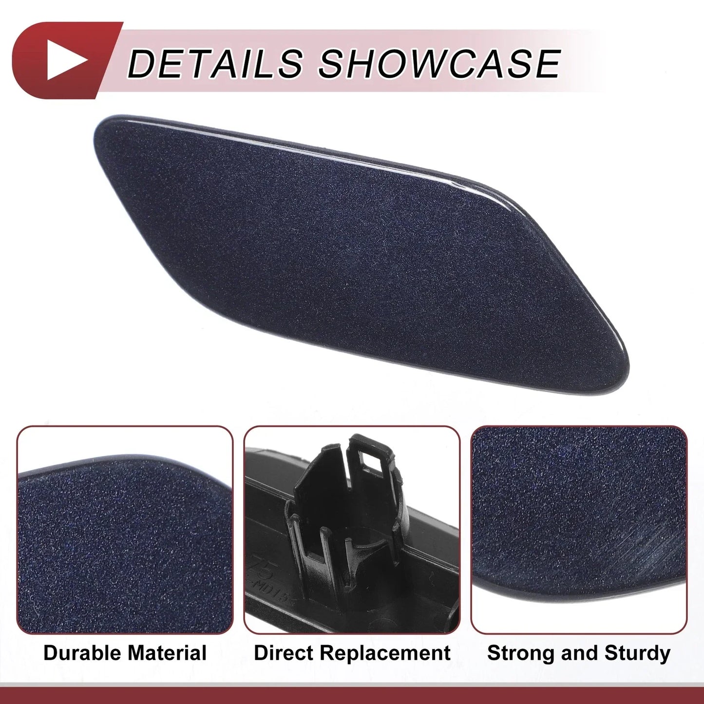 Front Right Washer Nozzle Cover for Lexus RX350 (2019-2022) Blue 1 x Cap