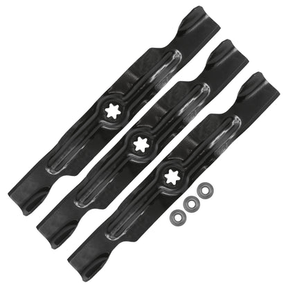 Deck Blade and Nut Kit for Cub Cadet LT 1050 RZT-50 SLT 1550 (50")