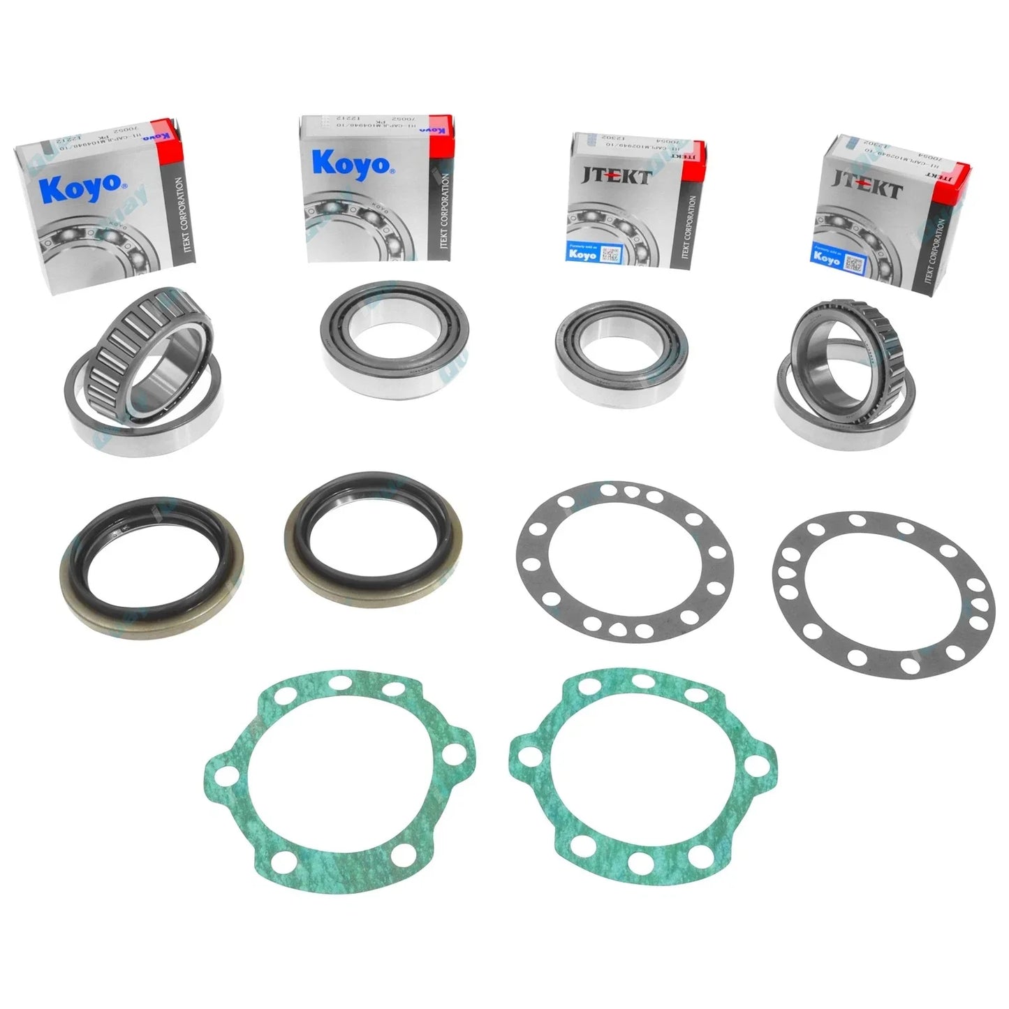 Rear Wheel Bearing+Seal Kits for Toyota 70 80 Series w/Rear Disc Brake 90~07