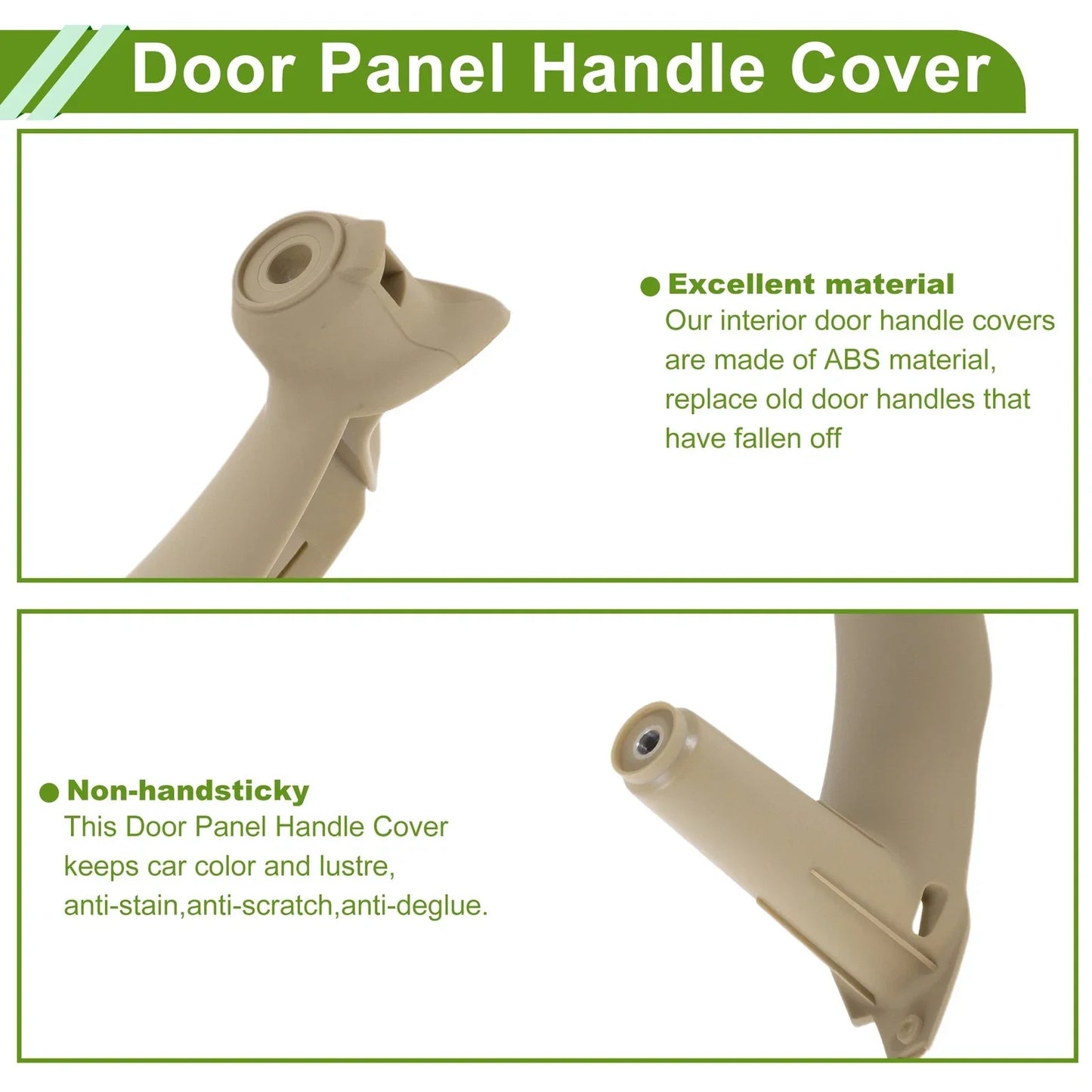 Door Panel Handle Pull Trim Cover for BMW X5 (2007 - 2013) Beige