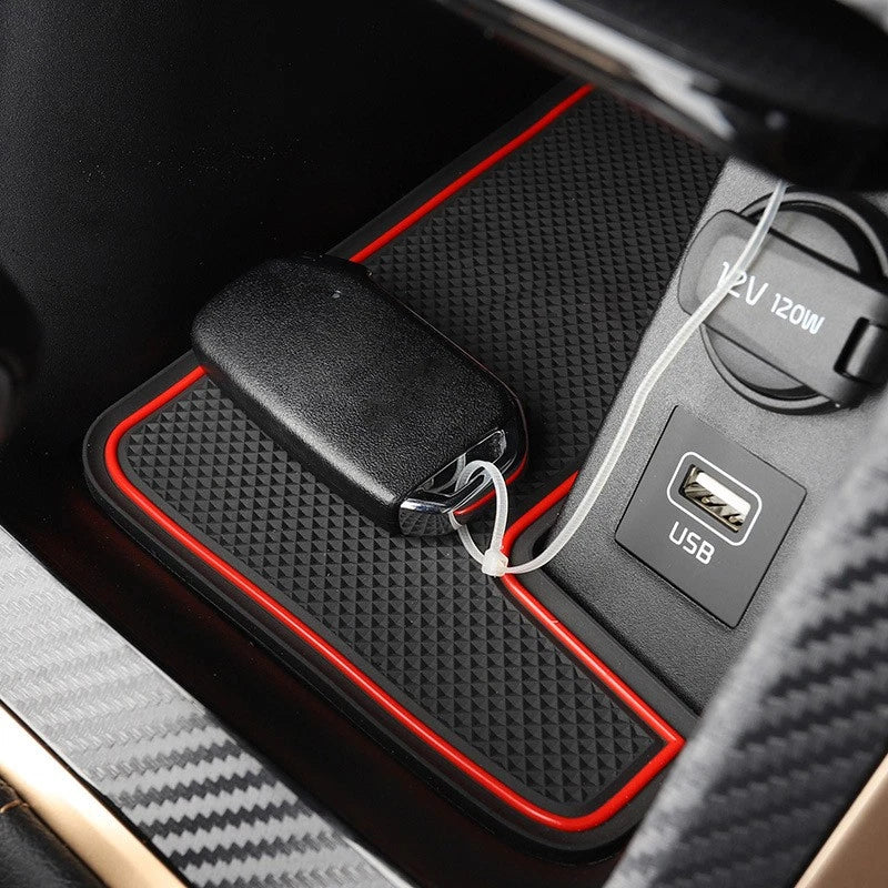 Door Slot Mats Pad Rubber for Kia Forte K3 (2019-2020)