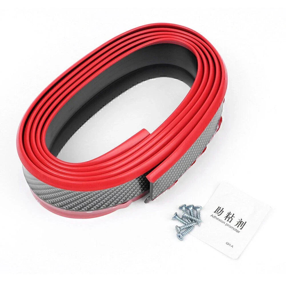 2.5M Rubber Front Bumper Skirt Lip Guard for Car (No Year Specified)