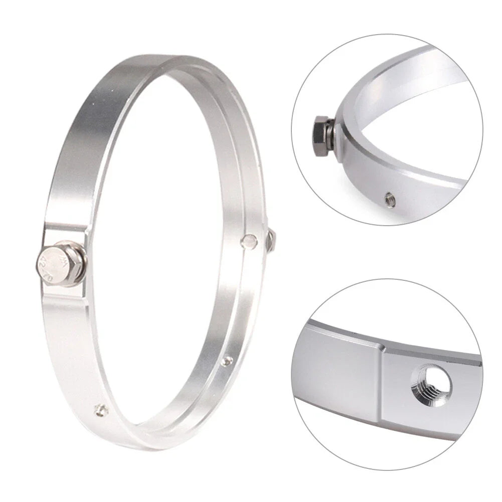 7" Motorcycle Headlight Visor Trim Ring Bracket for Harley