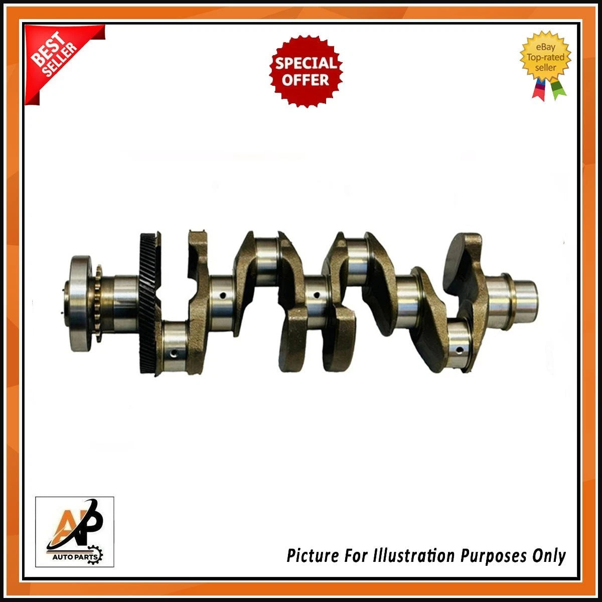 Crankshaft with Engine Rebuild Kit for Jaguar Discovery 204DTD (2017–2019)