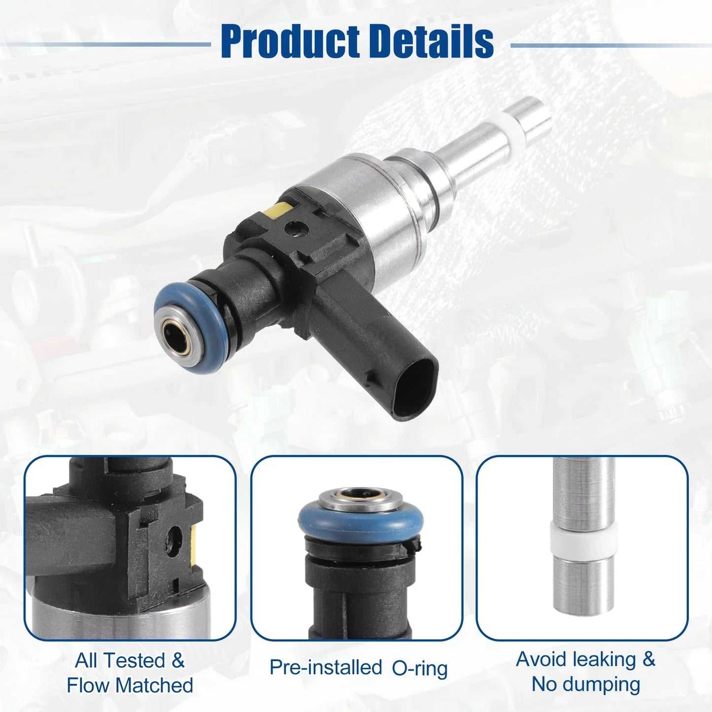 Car Fuel Injector Nozzle for Mercedes-Benz C 250 (2012-2015)