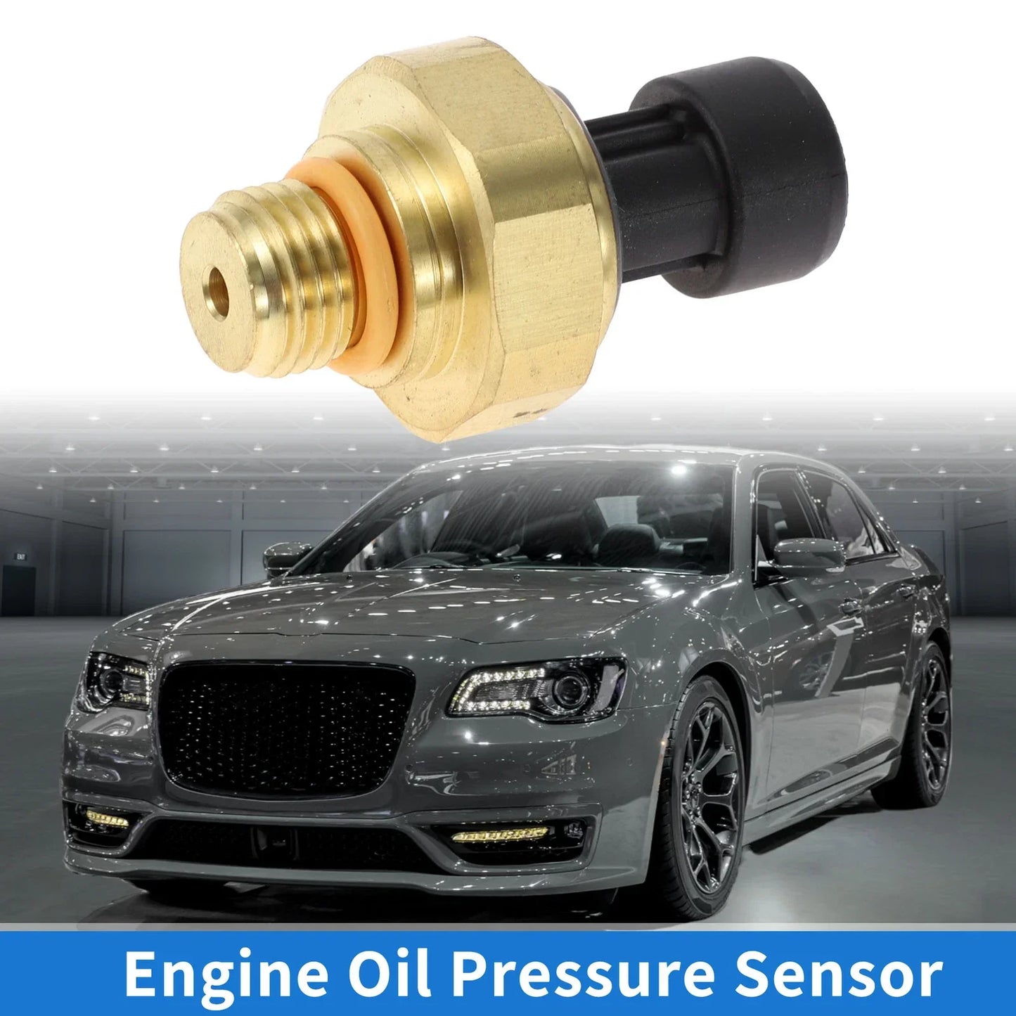 Engine Oil Pressure Sensor for Dodge 2500 3500 (1998-2001) Metal Black