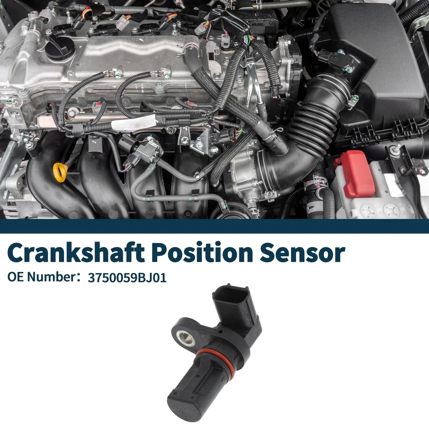 Crankshaft Position Sensor for Honda Civic 1.5 (2016-2024) 1 x Sensor
