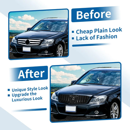 Front Upper Bumper Grille for Mercedes-Benz C180 (2015-2020)