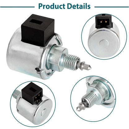 Fuel Shut-Off Solenoid for Briggs & Stratton, John Deere, Husqvarna Engine